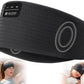 Black sleep headband with speakers on a white background