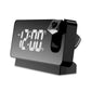 LED Projection Alarm Clock with USB Charging Port