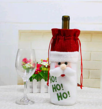 Christmas Wine Bottle Covers