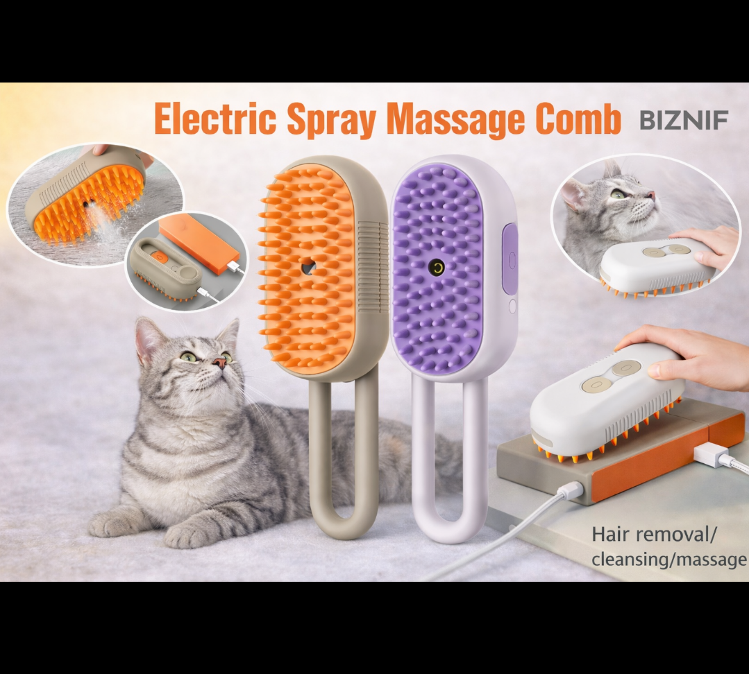 3-in-1 Electric Pet Cleaning Brush