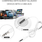 Haosie 5pcs Pillow Speaker Under Pillow Speaker for Sleep 3.5mm Mini Stereo Speaker for MP3 Phone Portable CD
