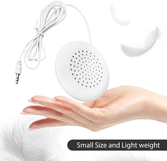 Haosie 5pcs Pillow Speaker Under Pillow Speaker for Sleep 3.5mm Mini Stereo Speaker for MP3 Phone Portable CD