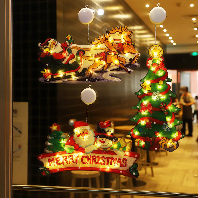 Christmas LED Suction Cup Lights