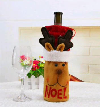 Christmas Wine Bottle Covers